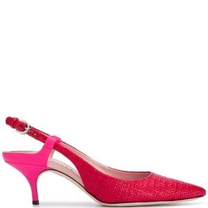 Never worn Emilio Pucci Sling Backs in magenta